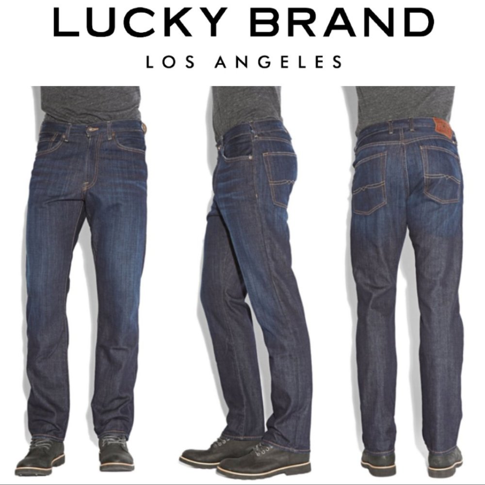 Lucky Brand 481 Relaxed Straight Jeans | 38x32